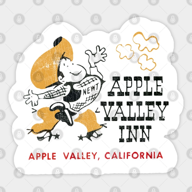 Apple Valley inn, CA ---- Vintage Aesthetic Sticker by CultOfRomance